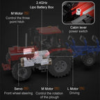 Cada 1:17 514c 1675pcs City Remote Control Multifunctional Agricultural Vehicle Building Block RC Truck Bricks Toys Boys Gifts