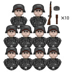 Boy Toys War II Army Soldiers Mini Military Weapons Model Small Particles Building Blocks Suits Childrens Birthday Gifts