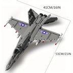 Aircraft Series F22 Fighter Building Blocks Model Famous WWII Military Airplanes MOC Bricks Sets Boys Toys Gifts For Childrens