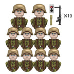 Boy Toys War II Army Soldiers Mini Military Weapons Model Small Particles Building Blocks Suits Childrens Birthday Gifts