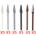 MOC Medieval Military Weapons Building Blocks Parts Castle Knights Soldier Sword Bow Crossbow Helmet Spear Model Bricks Boy Toys