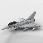 Moc Building Blocks 1:72 Scale Aircraft Eurofighter Typhoon Model Technology Military Fighter Model Series Bricks Assembly Toy