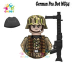 Kids Toys WW2 Soldiers Building Blocks Military Army Mini Action Figures Toys For Kids Christmas Gifts For Boys Birthday Gifts