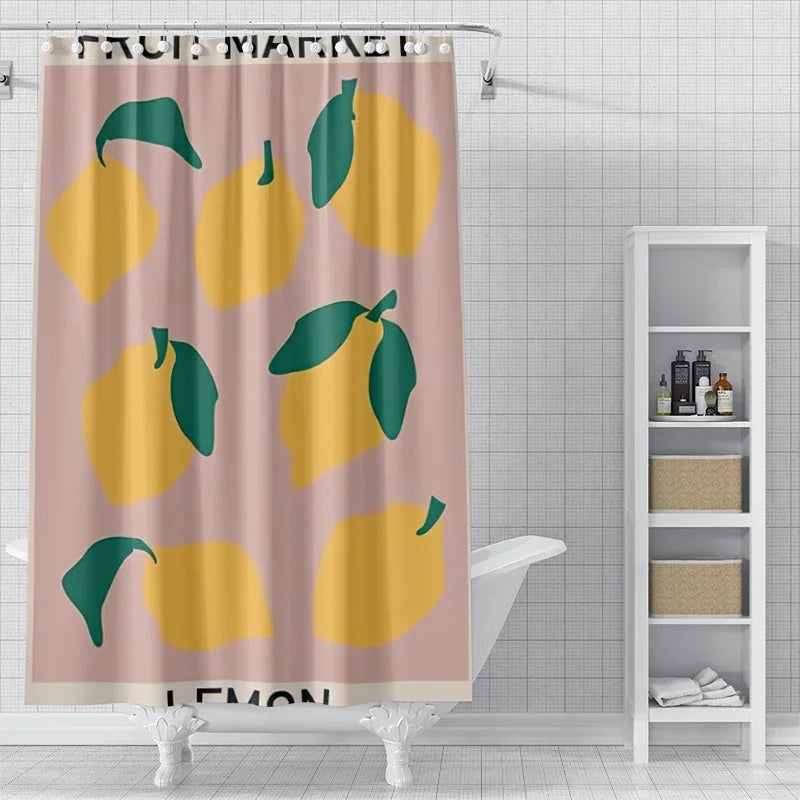 پرده دوش خانگی برای حمام پارچه ضدآب سبک حیوانات طبیعی پرده‌های حمام پرده دوش مدرن ۱۸۰x۲۰۰ ۲۴۰x۲۰۰