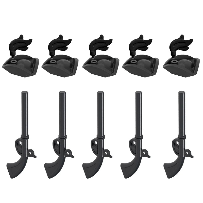 MOC Medieval Military Weapons Building Blocks Parts Castle Knights Soldier Sword Bow Crossbow Helmet Spear Model Bricks Boy Toys