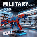 World War II Military Series 1206 Kar98k Rifle Model Assembly Block Set Toy Boy Children's Festival Gift