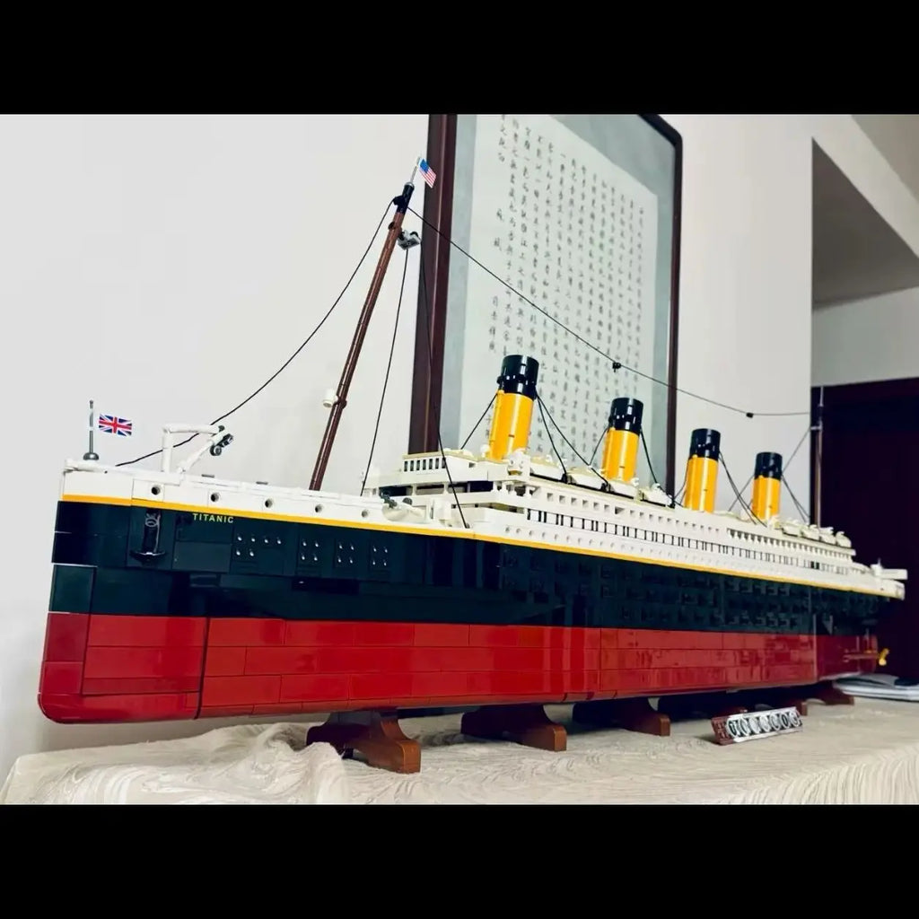 Compatible 10294 Titanic Building Blocks MOC Display Model Bricks Cruise Boat Steamship Aldult Toy Christmas Gifts 9090pcs