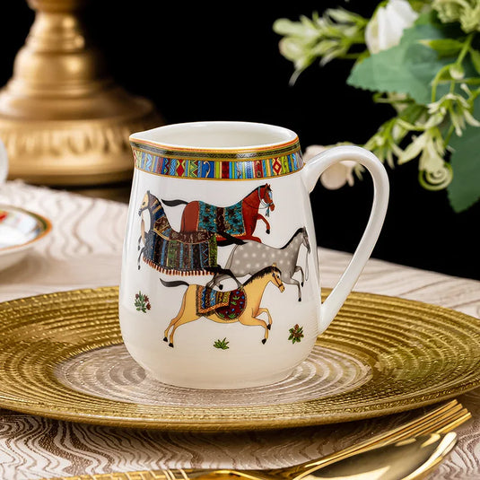 Jingdezhen Ceramic Coffee Cup Household, Coffee Plate, Coffee Pot, Sugar Tank, Milk Can