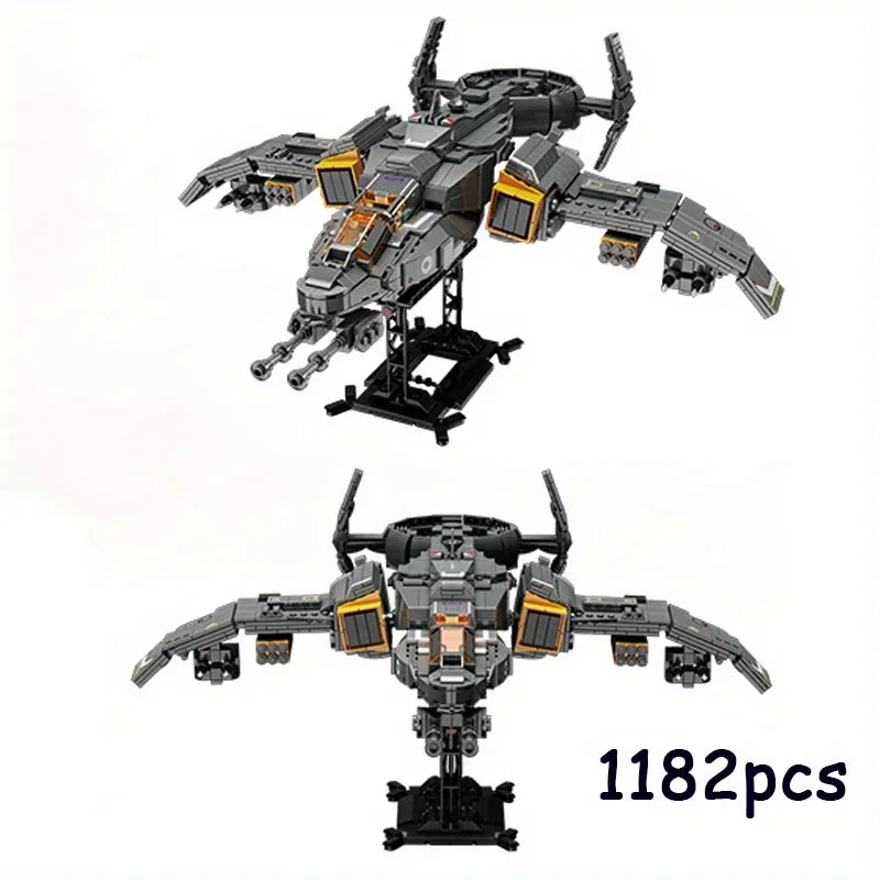 Warplane Building Set Space Fighter Building Block Toy, Plane Series Creative Building Set For Adults, Top STEM Toy