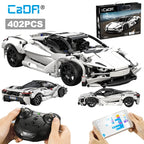 Cada Cool MOC APP Remote Control Storm Sports Car Model Building Blocks City Expert RC Racing Car Bricks Toys For Kid Gifts