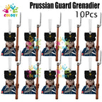 Kids Toys 22/10 Pcs Napoleonic Wars Military General Soldier Building Blocks Imperial Navy Figures Toys For Kids Birthday Gifts