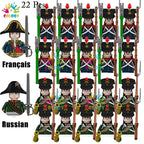Kids Toys 22/10 Pcs Napoleonic Wars Military General Soldier Building Blocks Imperial Navy Figures Toys For Kids Birthday Gifts