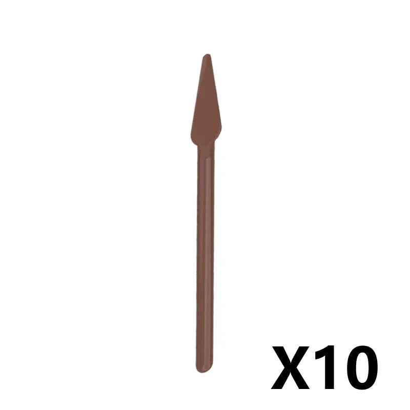 MOC Medieval Military Weapons Building Blocks Parts Castle Knights Soldier Sword Bow Crossbow Helmet Spear Model Bricks Boy Toys