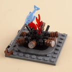 Medieval Military Tower Building Block Rome Knight Castle Siege Vehicle Hammer Boat Tent Flag Sword Weapons Bricks Toys Kid Gift