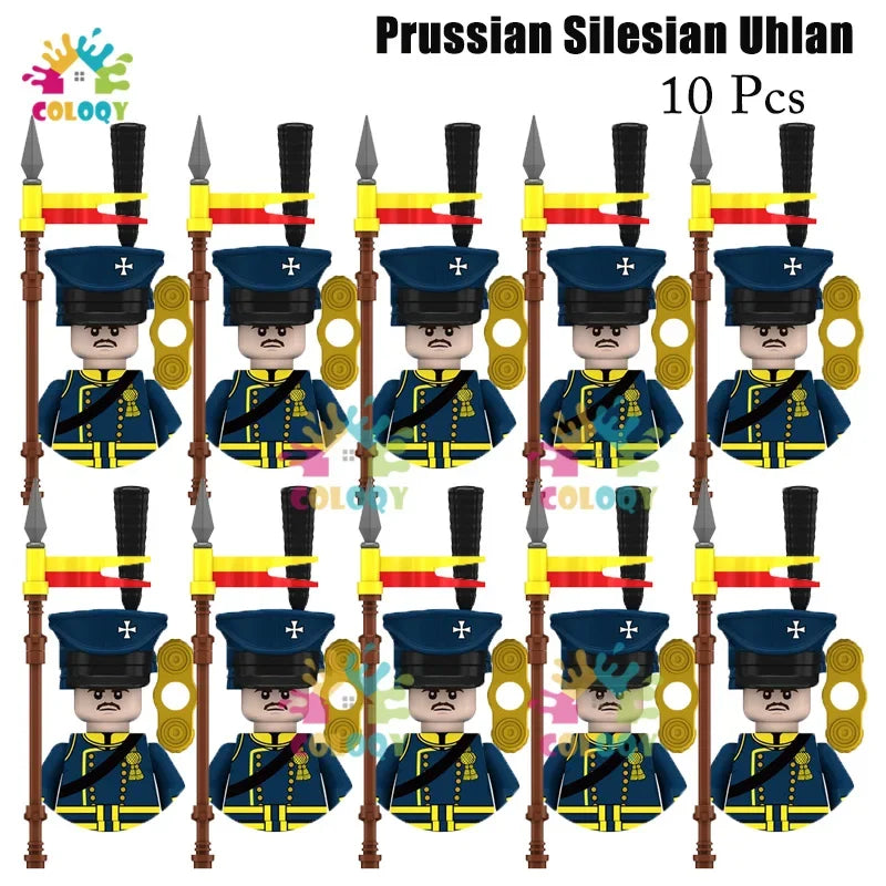 Kids Toys 22/10 Pcs Napoleonic Wars Military General Soldier Building Blocks Imperial Navy Figures Toys For Kids Birthday Gifts