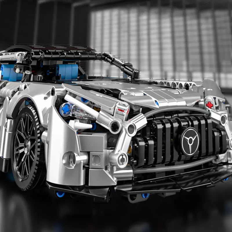 1466 PCS Racing Car Building Blocks Set, 1:14 Scale Sports Vehicle Model Kit for Adults, Toys for Boys Birthday Gifts