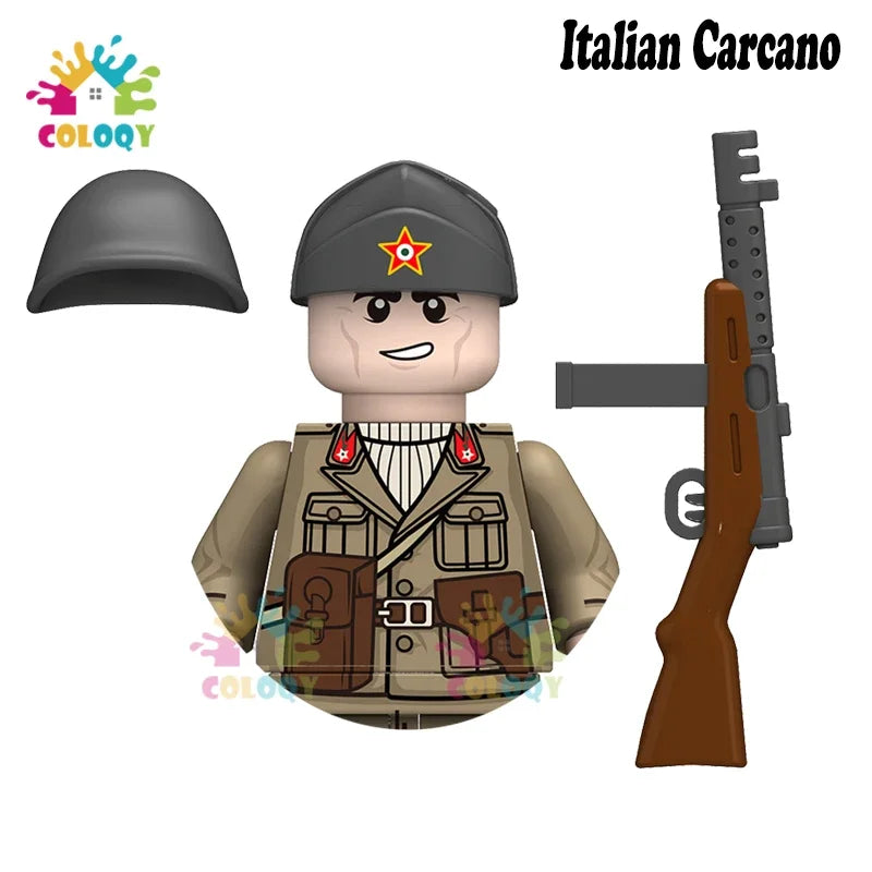 Kids Toys WW2 Soldiers Building Blocks Military Army Mini Action Figures Toys For Kids Christmas Gifts For Boys Birthday Gifts