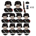 Boy Toys War II Army Soldiers Mini Military Weapons Model Small Particles Building Blocks Suits Childrens Birthday Gifts