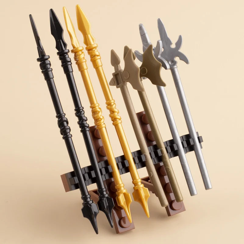 Medieval Military Tower Building Block Rome Knight Castle Siege Vehicle Hammer Boat Tent Flag Sword Weapons Bricks Toys Kid Gift