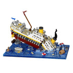 New Arrival Kids Building Blocks Assembly Toy Titanic Male and Female Puzzle Cruise Ship Model Children's Toy Christmas Gifts