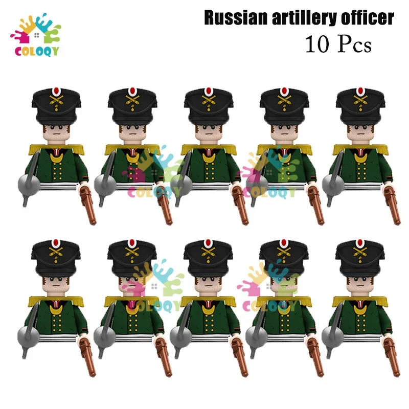 Kids Toys 22/10 Pcs Napoleonic Wars Military General Soldier Building Blocks Imperial Navy Figures Toys For Kids Birthday Gifts