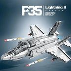 Aircraft Series F22 Fighter Building Blocks Model Famous WWII Military Airplanes MOC Bricks Sets Boys Toys Gifts For Childrens