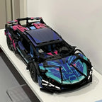 1614-Piece Technology Series Classic Cyber-Style Racing Car Building Blocks City Famous Brand Supercar Moc Assembly Toy Easter Gift Birthday Gift