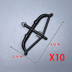 MOC Medieval Military Weapons Building Blocks Parts Castle Knights Soldier Sword Bow Crossbow Helmet Spear Model Bricks Boy Toys