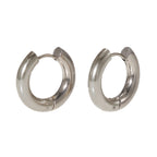 Simple Classic Circle Hoop Øreringe Til Kvinder Design Guld Sølv Hoop Øreringe Dame Rustfri Stål Øreringe Pendientes