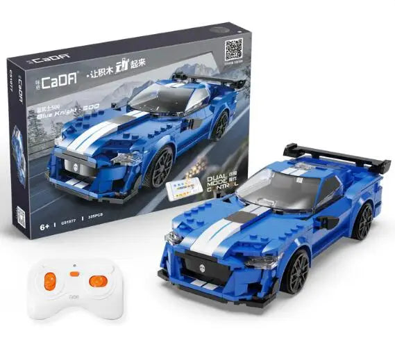Cada 325pcs City RC Racing Car App Programming Building Blocks Remote Control Speed Vehicle Bricks Toy for Children