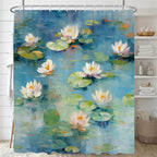 Bathroom Floral Shower Curtain, Retro Flower Farmhouse Flower Plant Butterfly Animal Bohemia, bathtub shower curtain with hooks