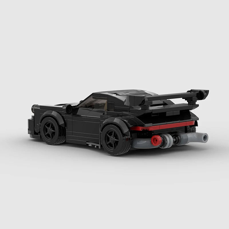 Moc RWB  Cars Racers Building  Blocks City Classic Vehicle  Model DIY Kids Boy Toys Sport Super Creative Technique