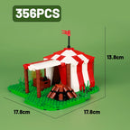 Medieval Military Tower Building Block Rome Knight Castle Siege Vehicle Hammer Boat Tent Flag Sword Weapons Bricks Toys Kid Gift