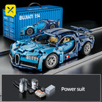 ToylinX 1:14 Supercar Building Block Toy Optional Power Group 14+ Technology Design Christmas Gift for Adults and Kids With Box