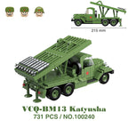 Military Tanks Stuart SdKfz251 PanzerVI Sherman US Army Quan Guan WW2 Soldier Figure Model Building Block Brick kid Children Toy