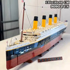 9090pcs Compatible Titanic Building Blocks MOC Display Movie Large Model Bricks Cruise Boat Steamship Toy Christmas Gifts 10294