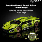 TOYLINX 1280Pcs Technical Building Blocks Racing Car Model Remote Control Electric RC Car Version Optional Construction Toys