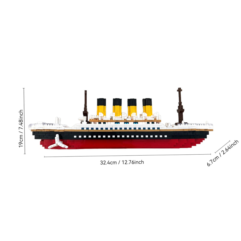Titanic Ship Model Building Block Set 3D Puzzle Sets DIY Educational Toys Table Decoration Bricks Toy,Perfect Birthday Gift