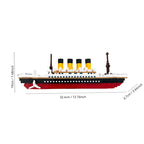 Titanic Ship Model Building Block Set 3D Puzzle Sets DIY Educational Toys Table Decoration Bricks Toy,Perfect Birthday Gift