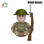 Kids Toys WW2 Soldiers Building Blocks Military Army Mini Action Figures Toys For Kids Christmas Gifts For Boys Birthday Gifts