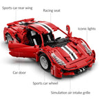 Cada 1126 PCS CITY Compatible RC Car Building Blocks Technical STEM Remote Control Toys Gift Red Supercar Bricks For Children
