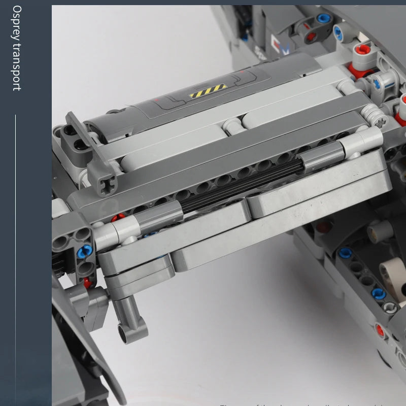 1685Pcs City Military Osprey Fighter RC Aircraft WW2 Building Block Remote Control  Bricks Airplane Toys for Boys Gifts