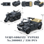 Military Tanks Stuart SdKfz251 PanzerVI Sherman US Army Quan Guan WW2 Soldier Figure Model Building Block Brick kid Children Toy
