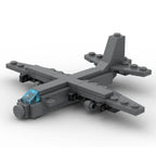 Moc Airplane Building Blocks Mini Military Fighter Jets Air Transport Planes Ghost Bombers Model Assembly Toys DIY Education Toy