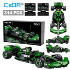 Cada KICK  Sauber Team C44 Formula-1 F1 Technical Racing Car Number 24 Sports Car Building Blocks Car Bricks Toys Holiday Gifts