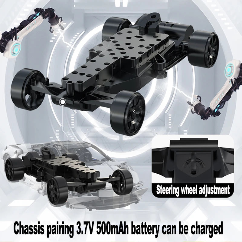 Cada Cool MOC APP Remote Control Storm Sports Car Model Building Blocks City Expert RC Racing Car Bricks Toys For Kid Gifts