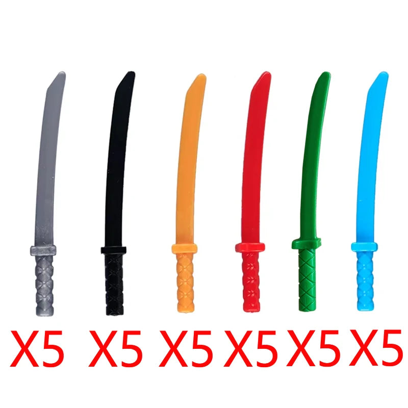 MOC Medieval Military Weapons Building Blocks Parts Castle Knights Soldier Sword Bow Crossbow Helmet Spear Model Bricks Boy Toys