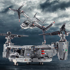 1685Pcs City Military Osprey Fighter RC Aircraft WW2 Building Block Remote Control  Bricks Airplane Toys for Boys Gifts