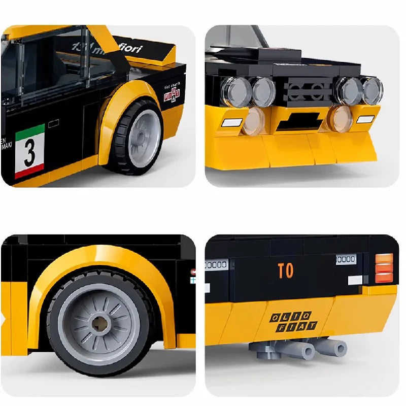 Technical MOC 131 Abarth Racing Car 1:24 Car Model Kit,254PCS Auto Building Blocks Brick Puzzle Toys Kids Gift