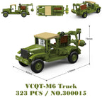 Military Tanks Stuart SdKfz251 PanzerVI Sherman US Army Quan Guan WW2 Soldier Figure Model Building Block Brick kid Children Toy